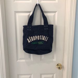 Aeropostale Navy Blue Tote Bag